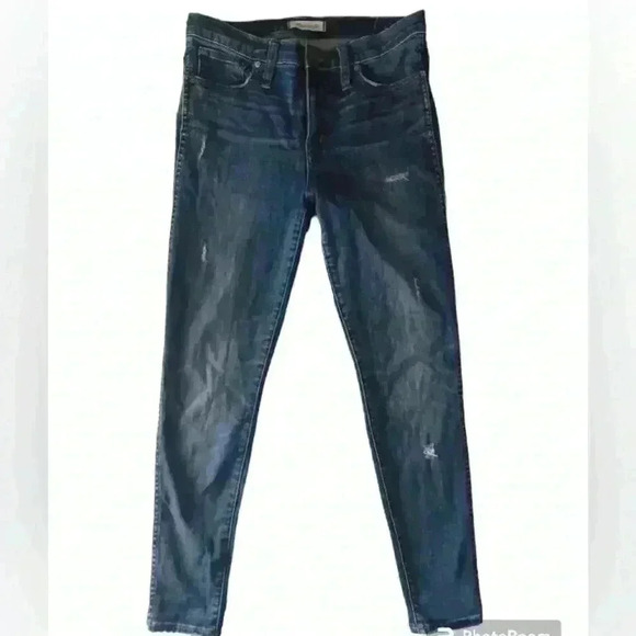 Madewell Women's Dark Wash 9' High Rise Skinny 29 - Picture 1 of 14